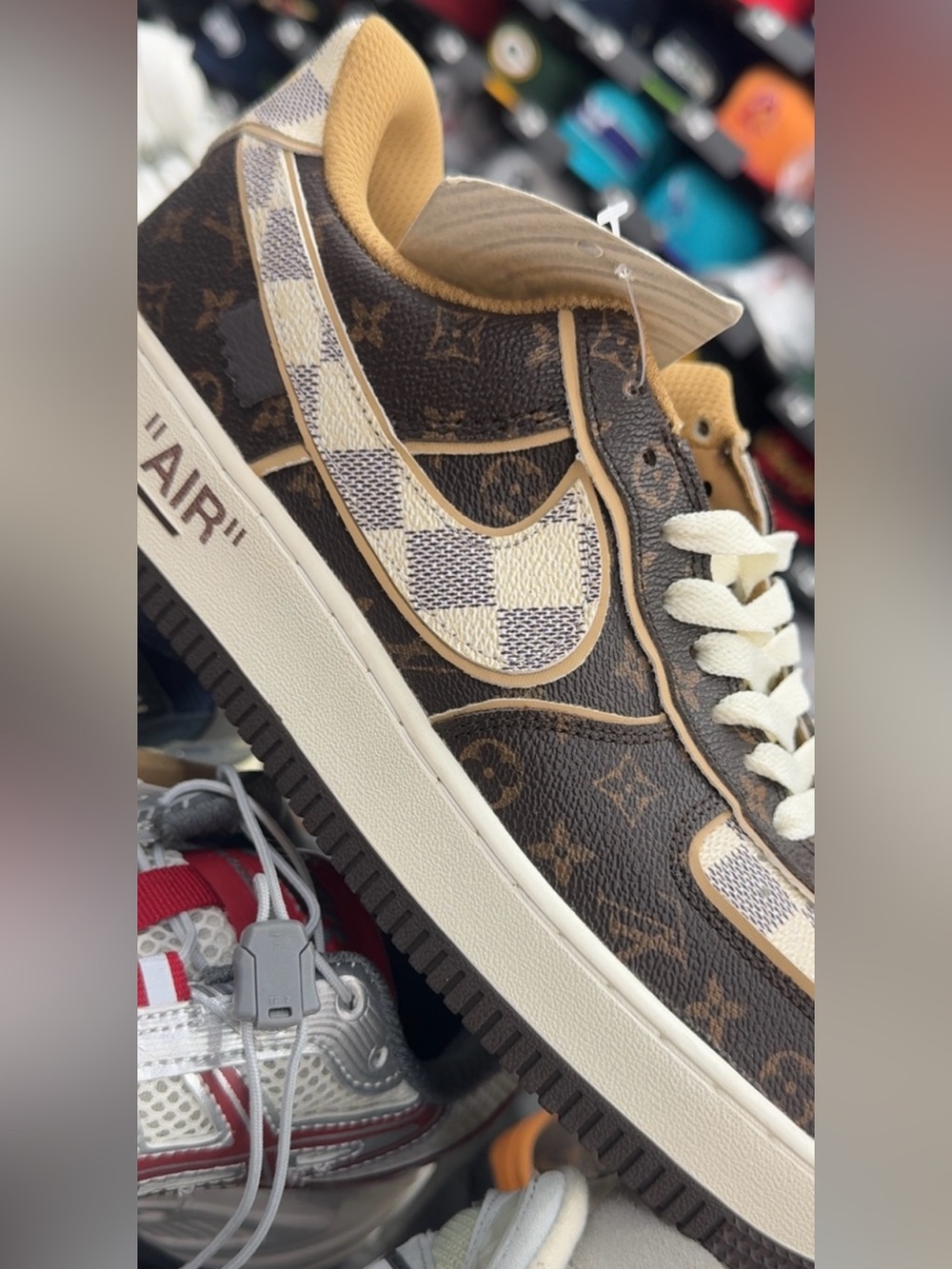 Nike Style Brown Monogram Men's Sneaker